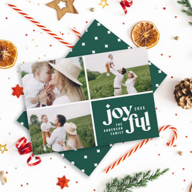 Weihnachten 3 Foto Moderne grüne Typografie (Von Creator hochgeladen)