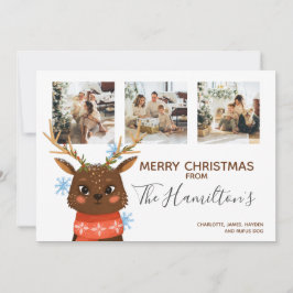 Weihnachten 3 Foto Personalisiert Reindeer