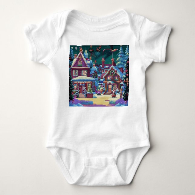 Weihnachten 4. baby strampler (Vorderseite)