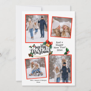 Weihnachten 4 Foto Weihnachtskarte Einladung