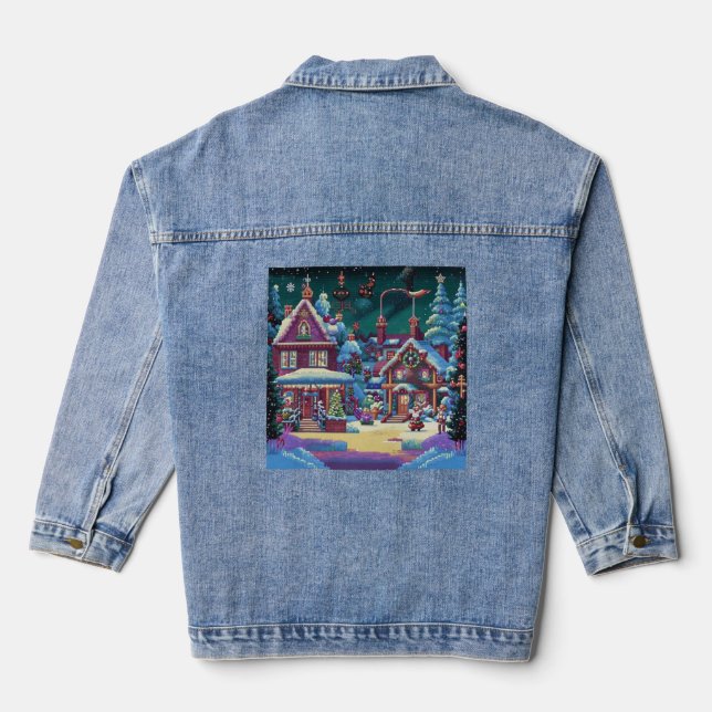 Weihnachten 4. jeansjacke (Rückseite)