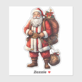 Weihnachten_4 - Vinyl-Sticker nach Maß geschnitten Aufkleber