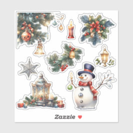 Weihnachten_5 - Vinyl-Aufkleber nach Maß geschnitt Aufkleber