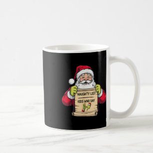 Weihnachten 67 Lustiger Santa 67 Sechs Sieben 6 7  Kaffeetasse