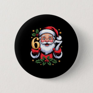 Weihnachten 67 Lustiger Xmas Six Seven Hässlicher  Button