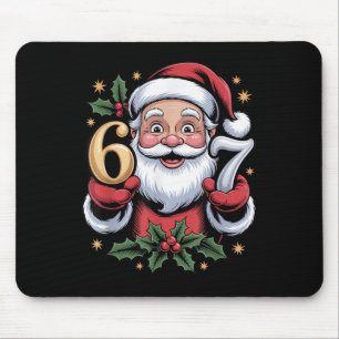 Weihnachten 67 Lustiges Xmas Sechs Sieben hässlich Mousepad