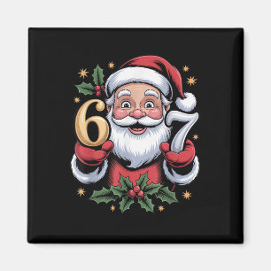 Weihnachten 67 Lustiges Xmas Six Seven Hässlicher  Magnet