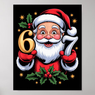 Weihnachten 67 Lustiges Xmas Six Seven hässlicher  Poster