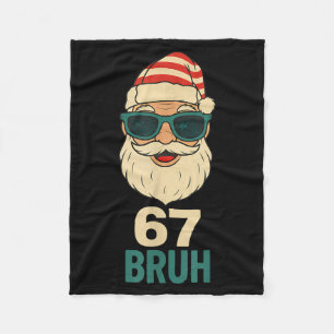 Weihnachten 67 Meme Design Lustig Sechs Sieben Hän Fleecedecke