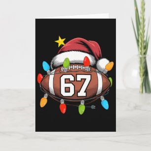 Weihnachten 67 Meme Fußll Santa Hut Lustige Xmas J Karte