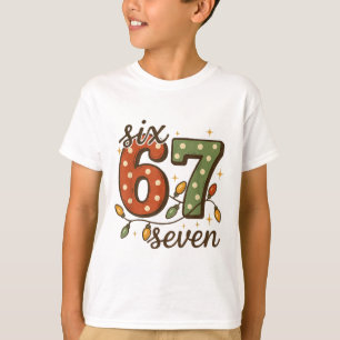 Weihnachten 67 Meme Six Seven 6-7 Lustiger Interne T-Shirt