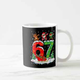 Weihnachten 67 Six Seven Meme Gen Alpha Rentier Sa Kaffeetasse
