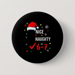 Weihnachten 6-7 Meme Schöne Böse Checkliste Santa  Button