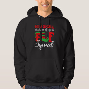 Weihnachten 6. Klasse ELF-Team Weihnachts-Passende Hoodie