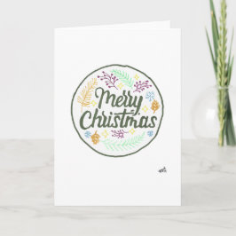 Weihnachten 7 Frohe Weihnachts-Weihnachtskarte Dankeskarte