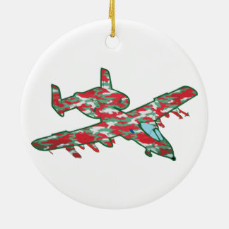 Weihnachten A-10 Warthog Keramikornament