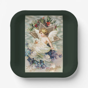 Weihnachten a Joyous Christmastide Pappteller