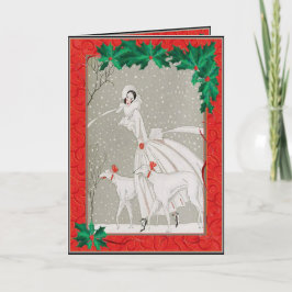 Weihnachten Afghanische Hunde