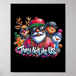 Weihnachten Afrikanischer Weihnachtsmann Sie mögen Poster