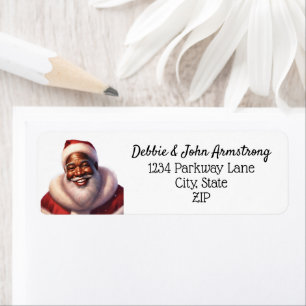 Weihnachten Afroamerikaner Jolly Santa Claus