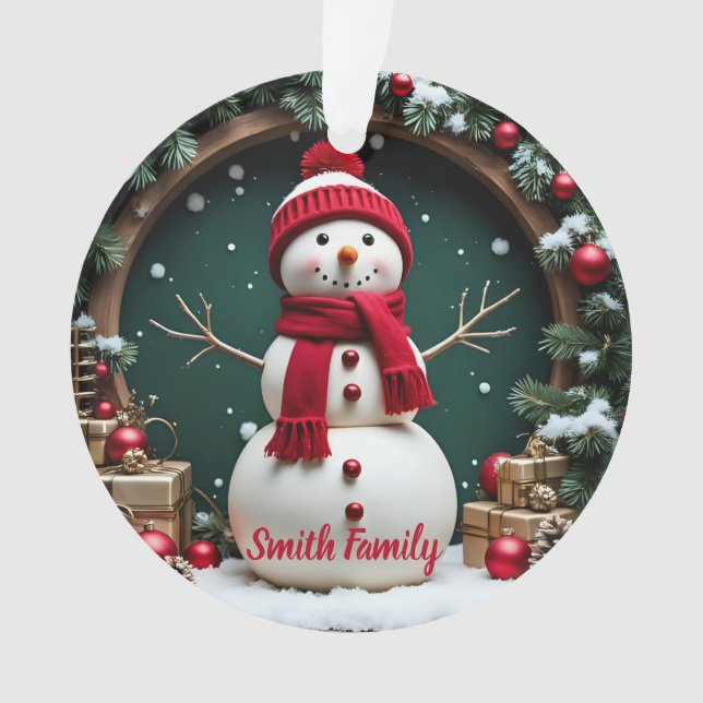 Weihnachten - Akryler Ornament (Vorderseite)