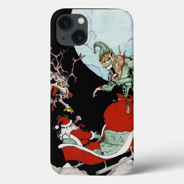 Weihnachten Albtraum iPhone Tough Phone Case (Rückseite)
