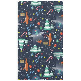 Weihnachten Alien Entführung bigfoot yeti sasquatc Tischdecke
