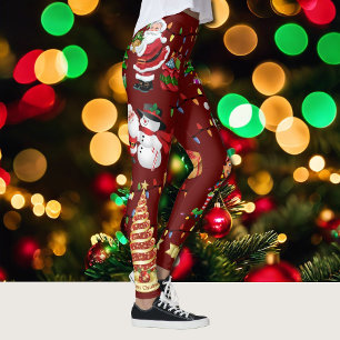 Weihnachten Alles Ugg Sweater Party Leggings