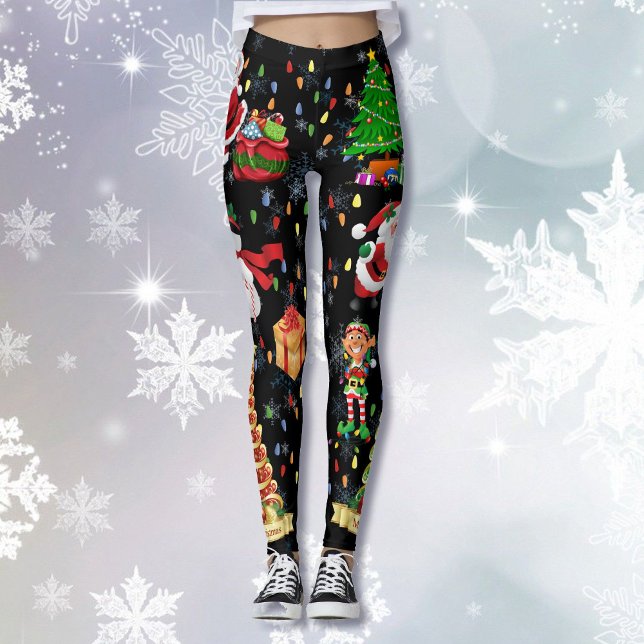 Weihnachten Alles Ugly Sweater Party Leggings 2 (Von Creator hochgeladen)