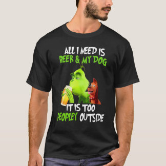Weihnachten alles, was ich brauche, ist Bier und m T-Shirt