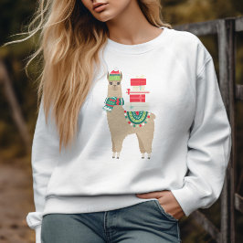 Weihnachten Alpaca Sweatshirt