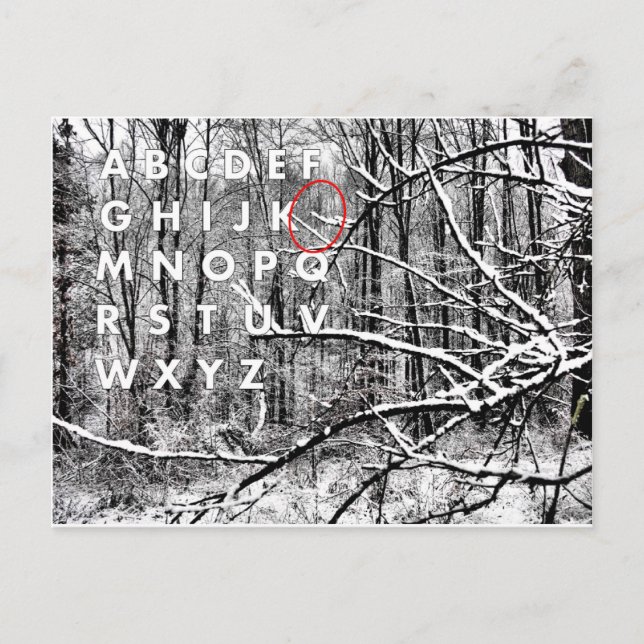 Weihnachten Alphabet (Vorderseite)