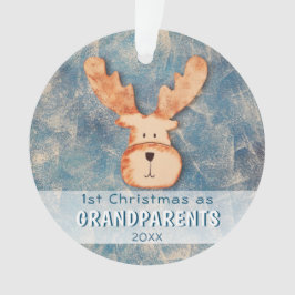 Weihnachten als Großeltern Niedlich Hirschurlaub Ornament