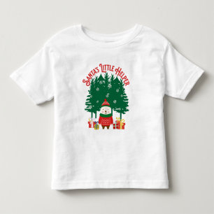 Weihnachten als kleiner Helfer Kleinkind T-shirt