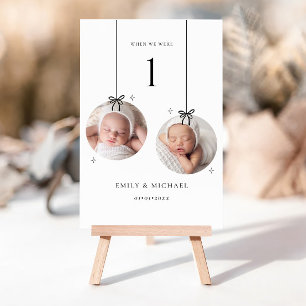 Weihnachten, als wir das Alter Hochzeit Tisch Numm Tischnummer