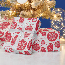 Weihnachten Altes Stil Muster Geschenkpapier