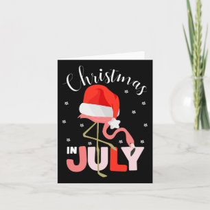 Weihnachten am 5. Juli Karte