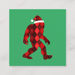 Weihnachten am Bigfoot - Weihnachten Quadratische Visitenkarte