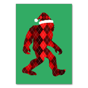 Weihnachten am Bigfoot - Weihnachten Tischnummer