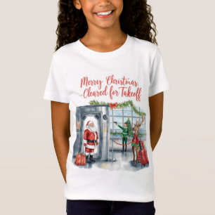 Weihnachten am Flughafen T-Shirt