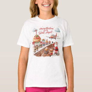 Weihnachten am Flughafen T-Shirt