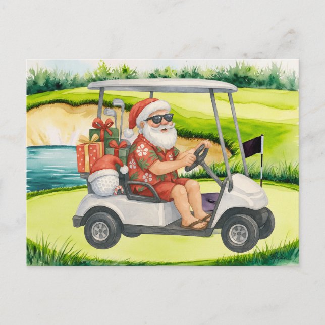 Weihnachten am Golf mit dem Weihnachtsmann (Vorderseite)