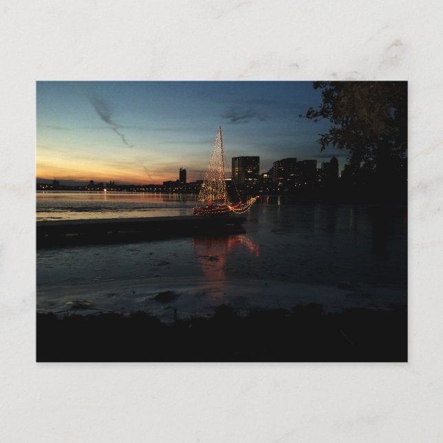 Weihnachten am Karlsfest Postkarte (Vorderseite)