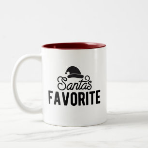 Weihnachten am liebsten zweifarbige tasse