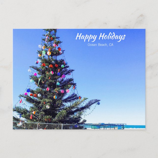 Weihnachten am Ocean Beach, CA (Vorderseite)