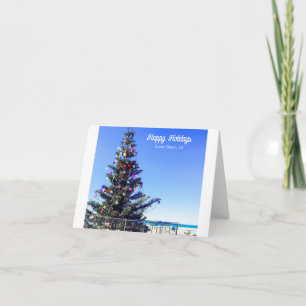 Weihnachten am Strand Karte
