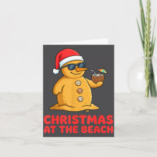 Weihnachten am Strand Shirt Lustiger Sandmann Troc Karte