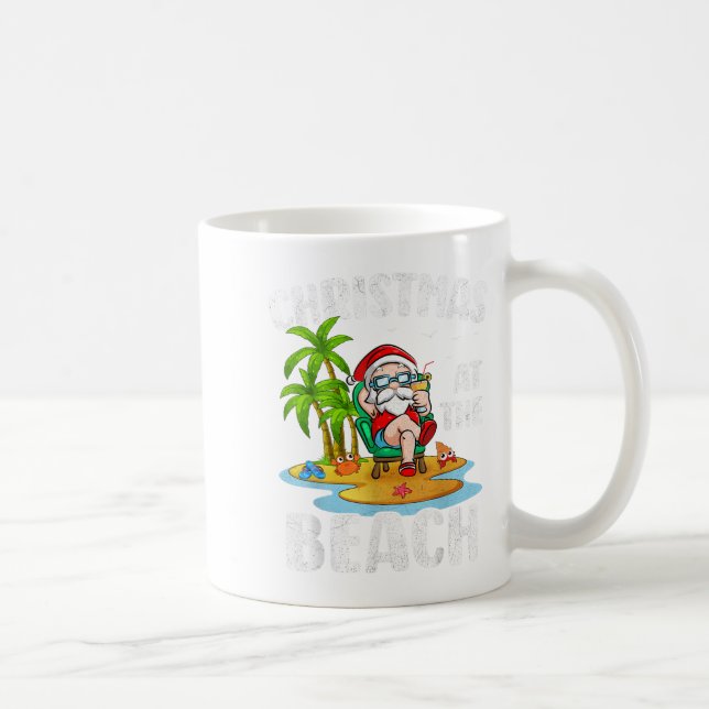 Weihnachten am Strand Sommer Weihnachten in J Kaffeetasse (Rechts)