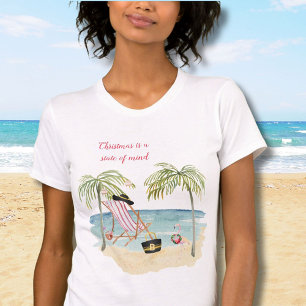 Weihnachten am Strand Weihnachten Bella+Leinwand T-Shirt