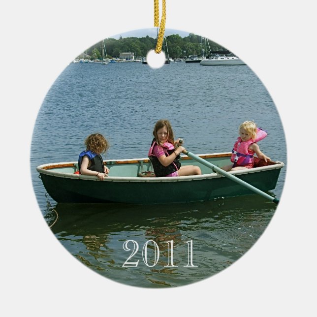 Weihnachten Amelia 2011 Keramikornament (Vorne)